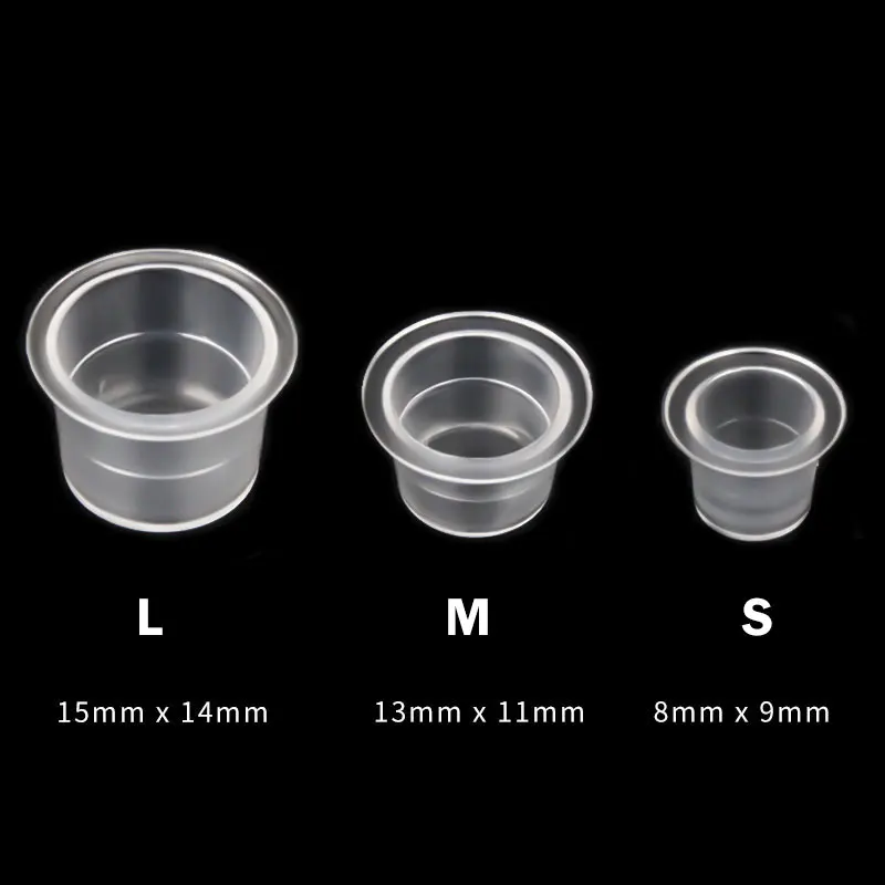 Calligraphy Ink Bottle - 100 PC S/M/L ทิ้งพลาสติก Microblading TATTOO