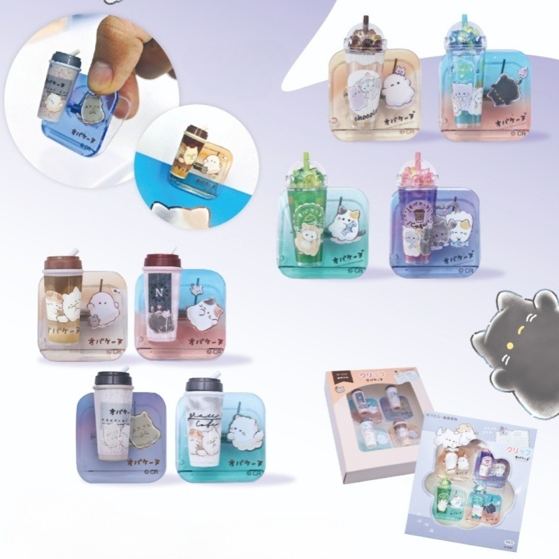 Is Stationery Office Supply - คลิปหนีบกระดาษลายการ์ตูนแบบพกพา พร้อมที่ป้องกันดินสอ ฝาครอบปากกา ที่หนีบเอกสาร อุปกรณ์เครื่องเขียนสำหรับสำนักงานและโรงเรียน อุปกรณ์ตกแต่ง