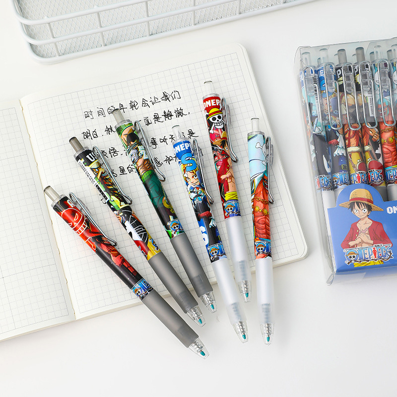 อะนิเมะวันพีช 12/24 ชิ้นชุดปาก - Gel Ink Pen Set บทวิจารณ์และราคา