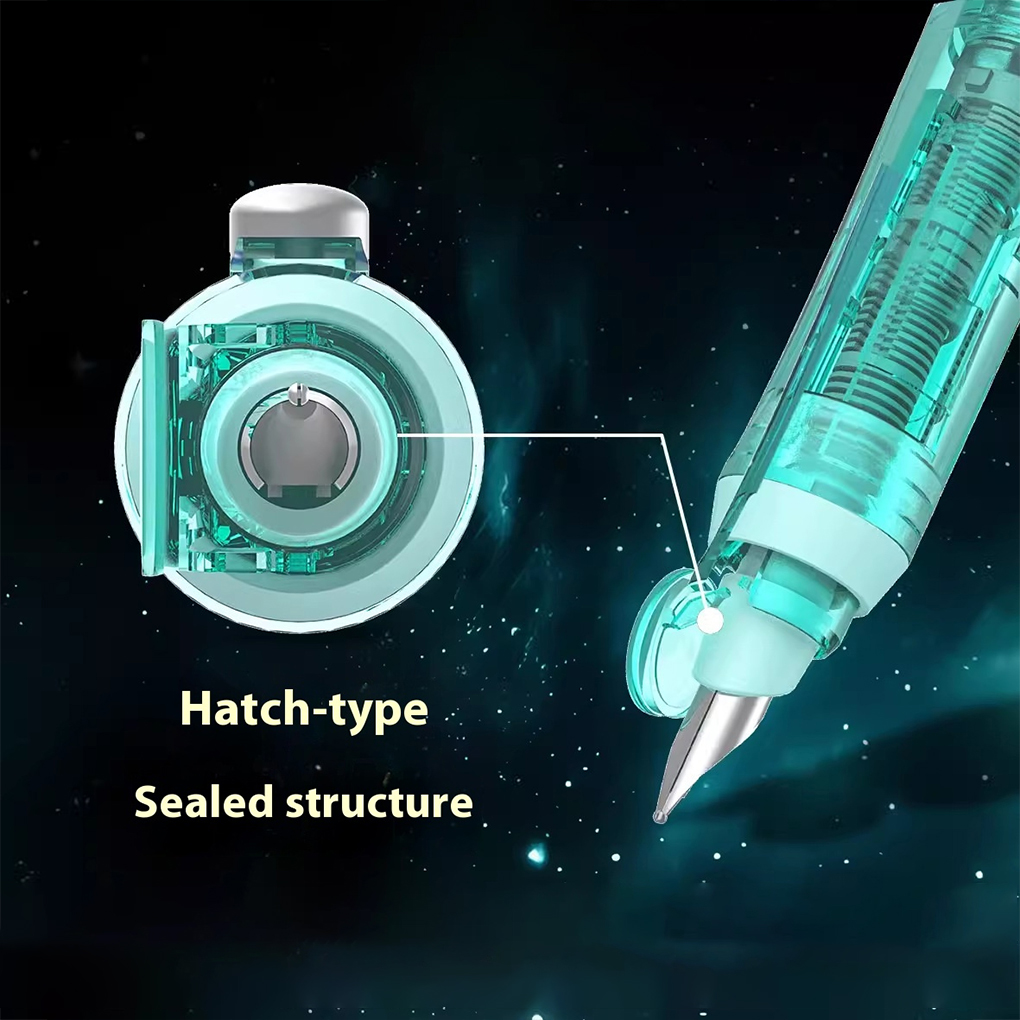 ปากกาหมึกซึมแบบกดสีน้ำเงิน พร้ - Fountain Pen Ink บทวิจารณ์และราคา