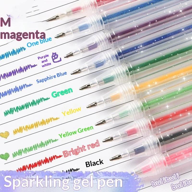 ปากกาเจลกลิตเตอร์ 8/12/18 สี ห - Gel Ink Pen Set บทวิจารณ์และราคา
