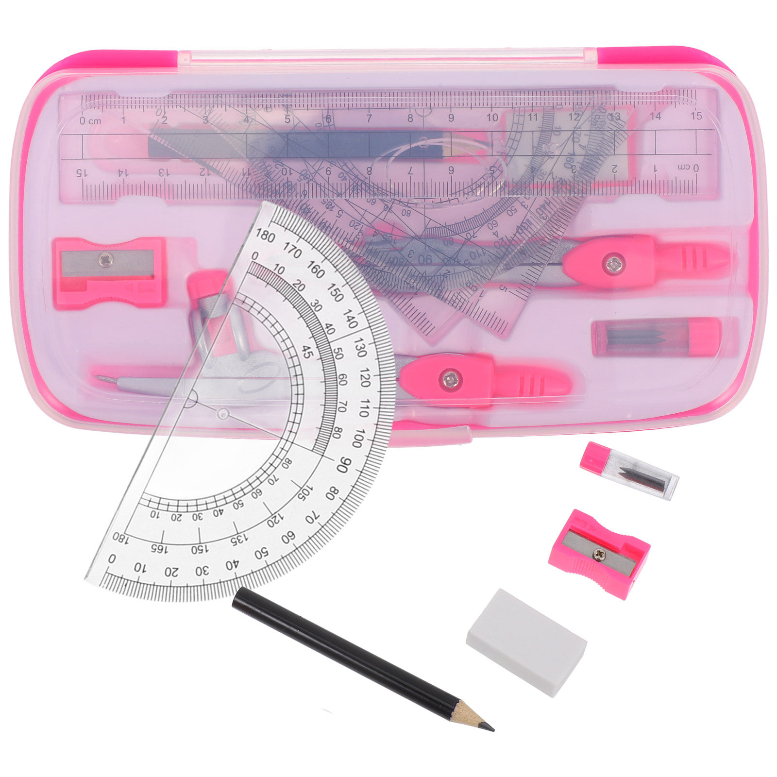 ชุดเข็มทิศพกพา น้ำหนักเบา 1 ชุ - Compass Geometry Set บทวิจารณ์และราคา