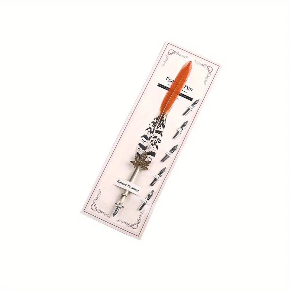 ปากกาขนนกยูงสไตล์วินเทจยุโรป ส - Fountain Pen Ink บทวิจารณ์และราคา