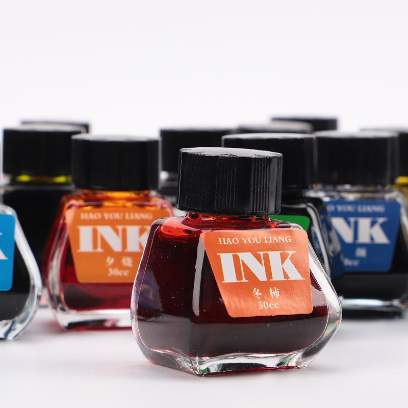 หมึกเติมปากกา 30 ซีซี 16 สี ชน - Fountain Pen Ink บทวิจารณ์และราคา