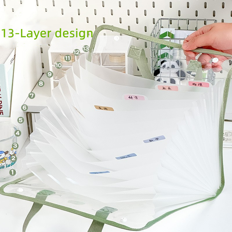 13 ชั้น A4 แฟ้มโฟลเดอร์จัดเก็บ - Is Stationery Office Supply บทวิจารณ์และราคา