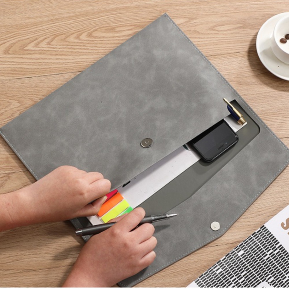 กระเป๋าใส่เอกสารหนัง PU แฟ้มเก - Is Stationery Office Supply บทวิจารณ์และราคา