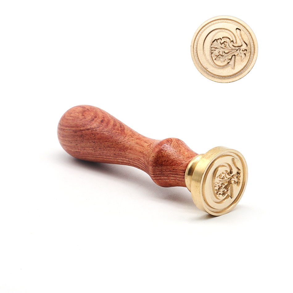 • ตราประทับไม้สไตล์เรโทร ตัวอั - Wax Seal Stamp Kit บทวิจารณ์และราคา