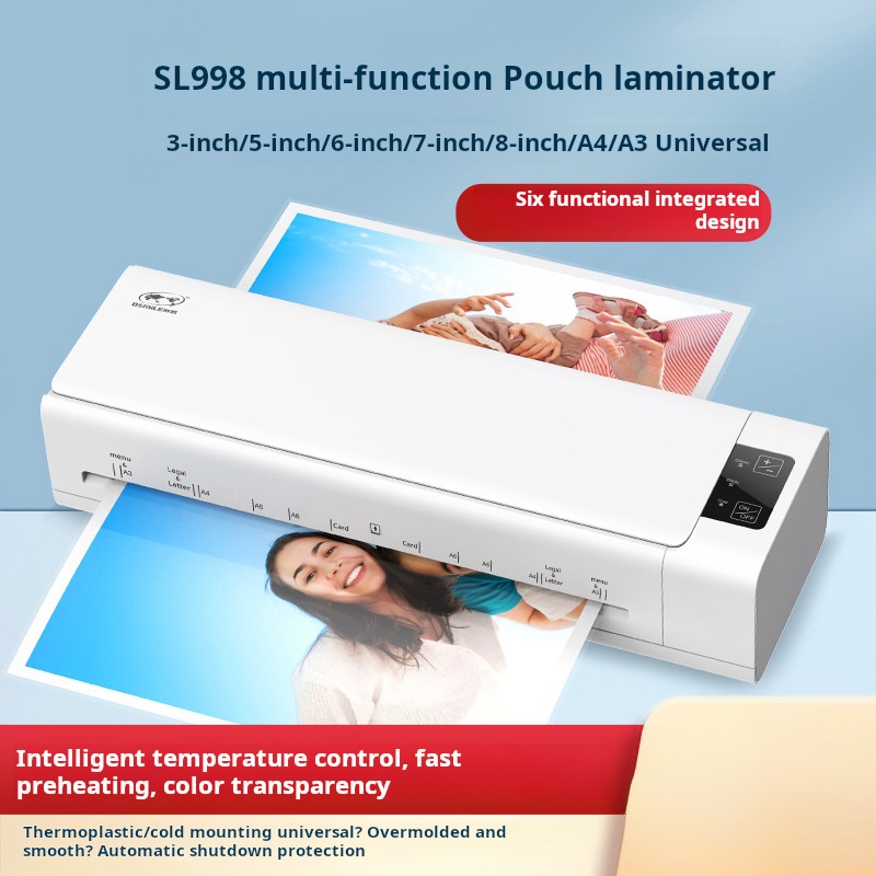 เครื่องเคลือบเอกสาร SL998 สำหร - Document Laminator Pouch บทวิจารณ์และราคา